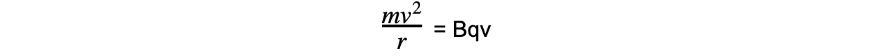 Motion of a Charged Particle in a Uniform Magnetic Field equation 2