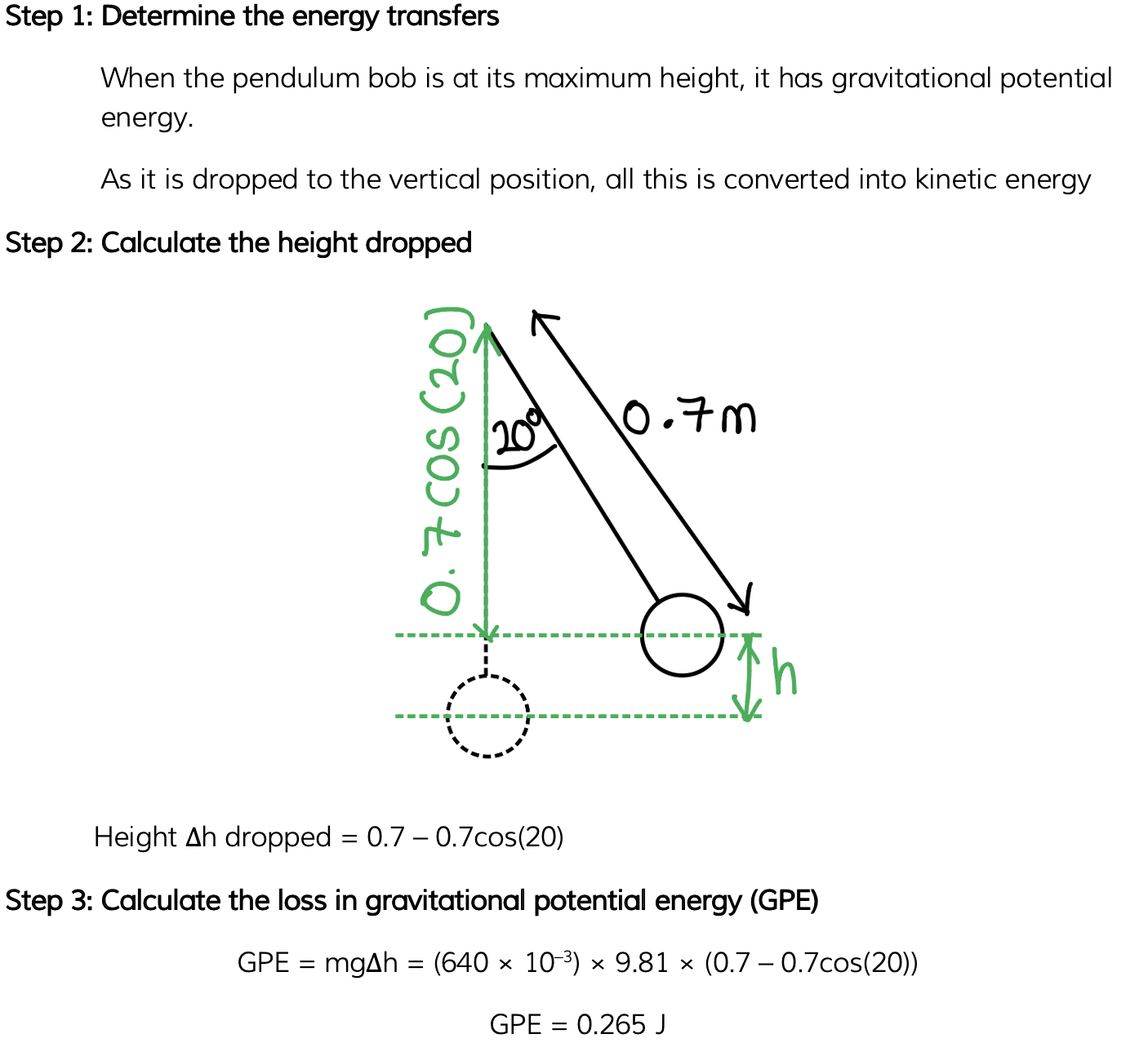 Applications of Energy Conservation WE 1
