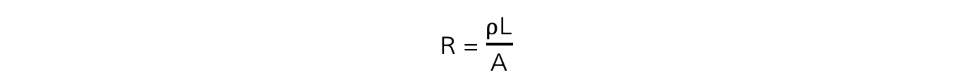 Resistance and Resistivity Equation