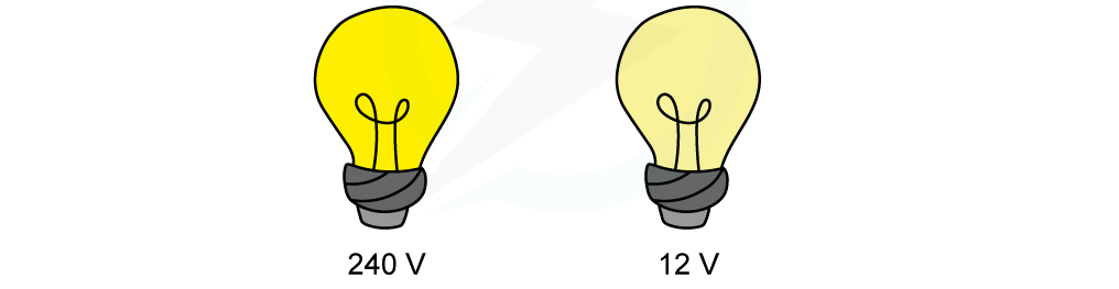 WE - Potential difference question image, downloadable AS & A Level Physics revision notes